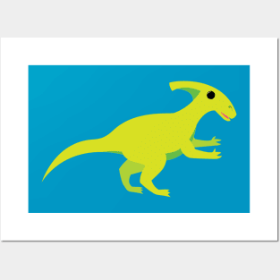 Happy Parasaurolophus Posters and Art